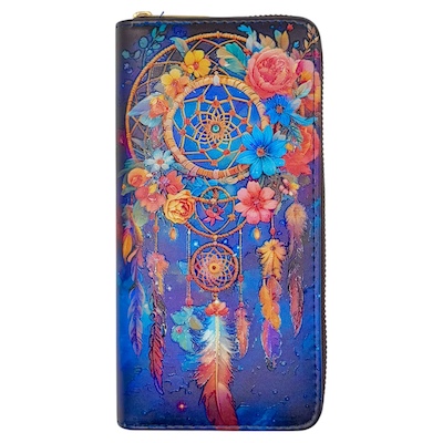 Colourful Dreamcatcher Large Digital Print Purse